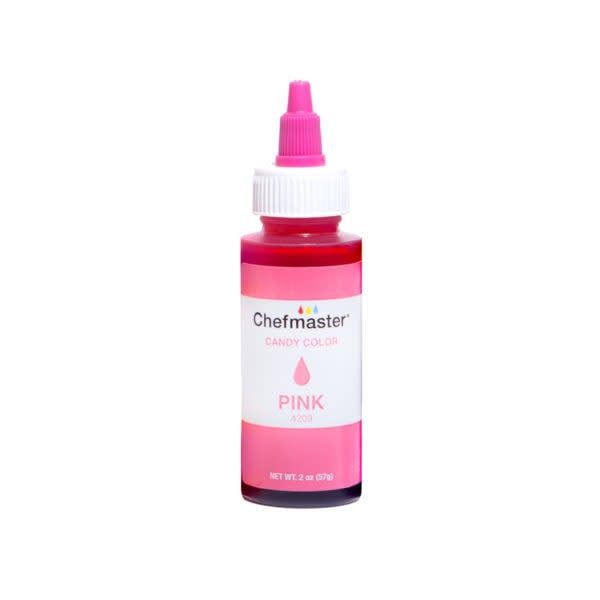 Chefmaster Pink Liquid Candy Colors 2oz