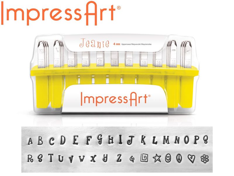 IMPressArt Lowercase 4mm Jeanie (Font)