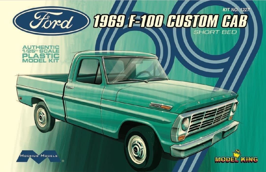 Moebius Models 1/25 1969 F-100 Custom Cab Short Bed