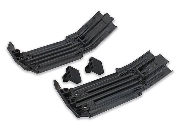 Traxxas X-Maxx Front &amp; Rear Skidplate w/Rubber Impact Cushion