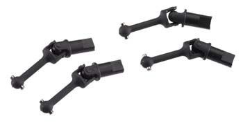 Traxxas Driveshaft assembly, front &amp; rear (4): Latrax Rally