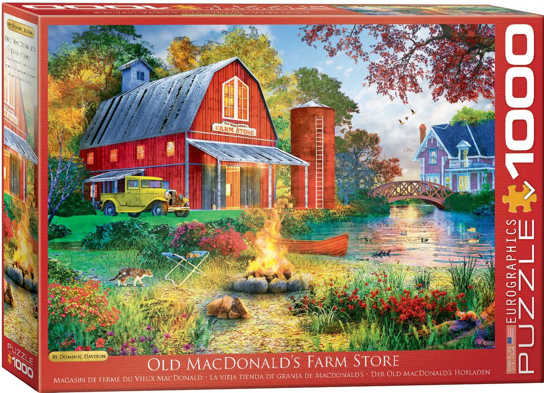 Eurographics Old MacDonald's Farm Store Davison 1000 piece