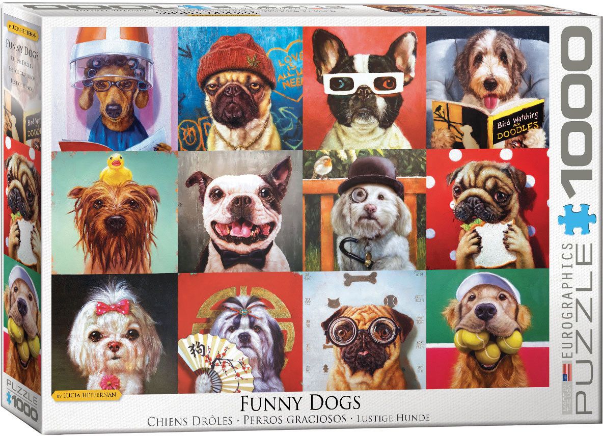 Eurographics Funny Dogs 1000 piece