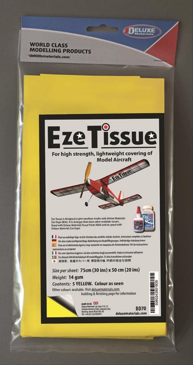 Deluxe Materials Yellow EZE Tissue