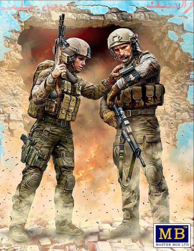 Masterbox Modern War Series, kit No. 1. 'Our route has been changed!'