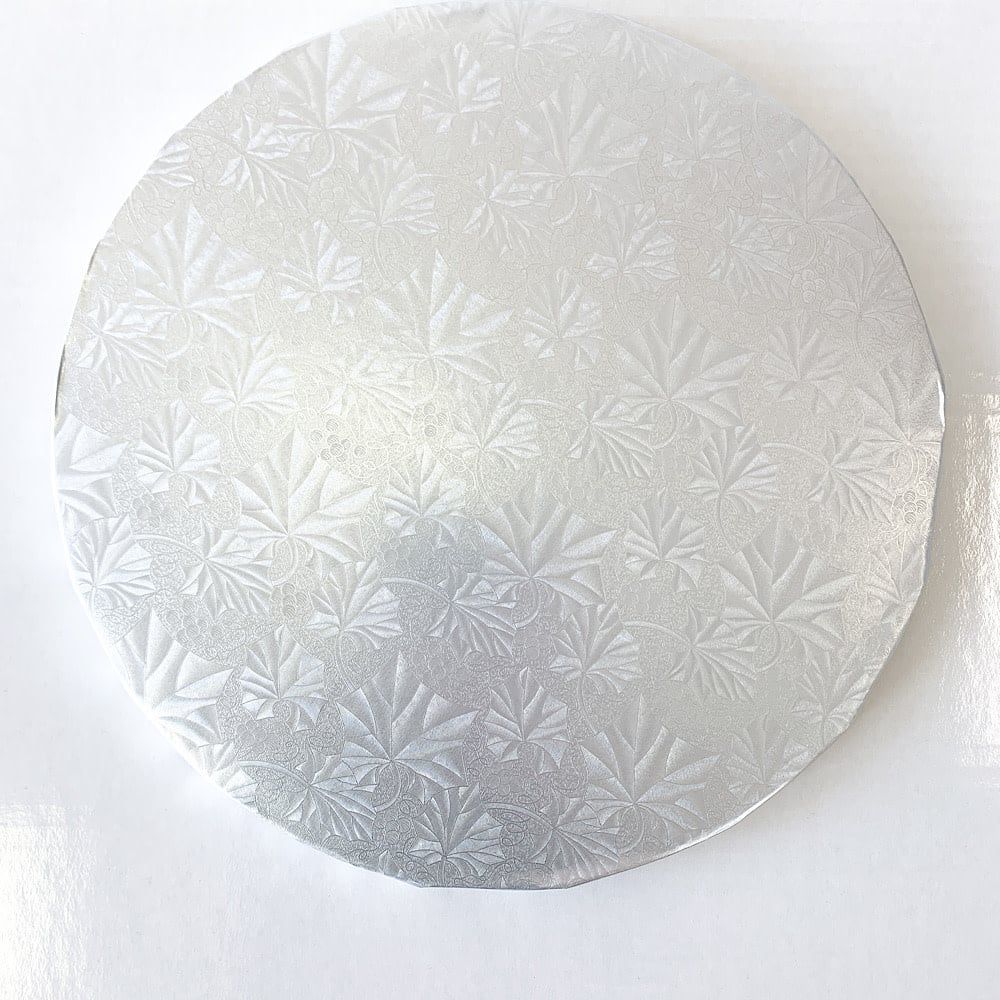 Enjay 9x0.5in Silver Round Foil Board