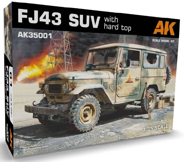 AK Interactive 1/35 FJ43 SUV with Hard Top