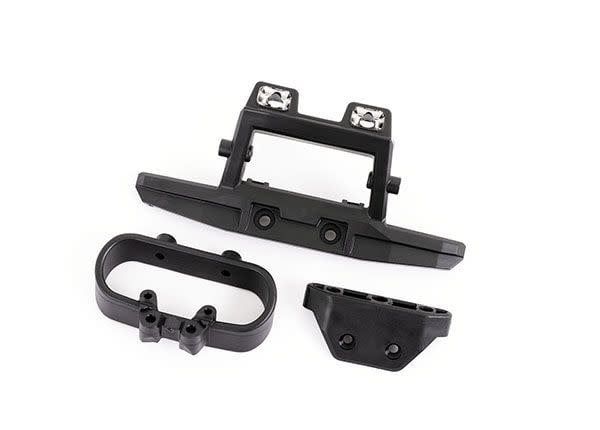 Traxxas Bumper, rear / bumper mount (fits 4WD Rustler) (for LED light kit installation)