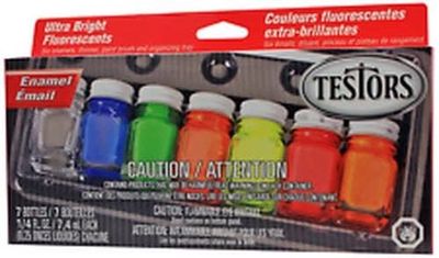 Testors Enamel Fluorescent Paint Set