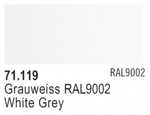 Vallejo RAL9002 Grauweiss White Grey 17ml