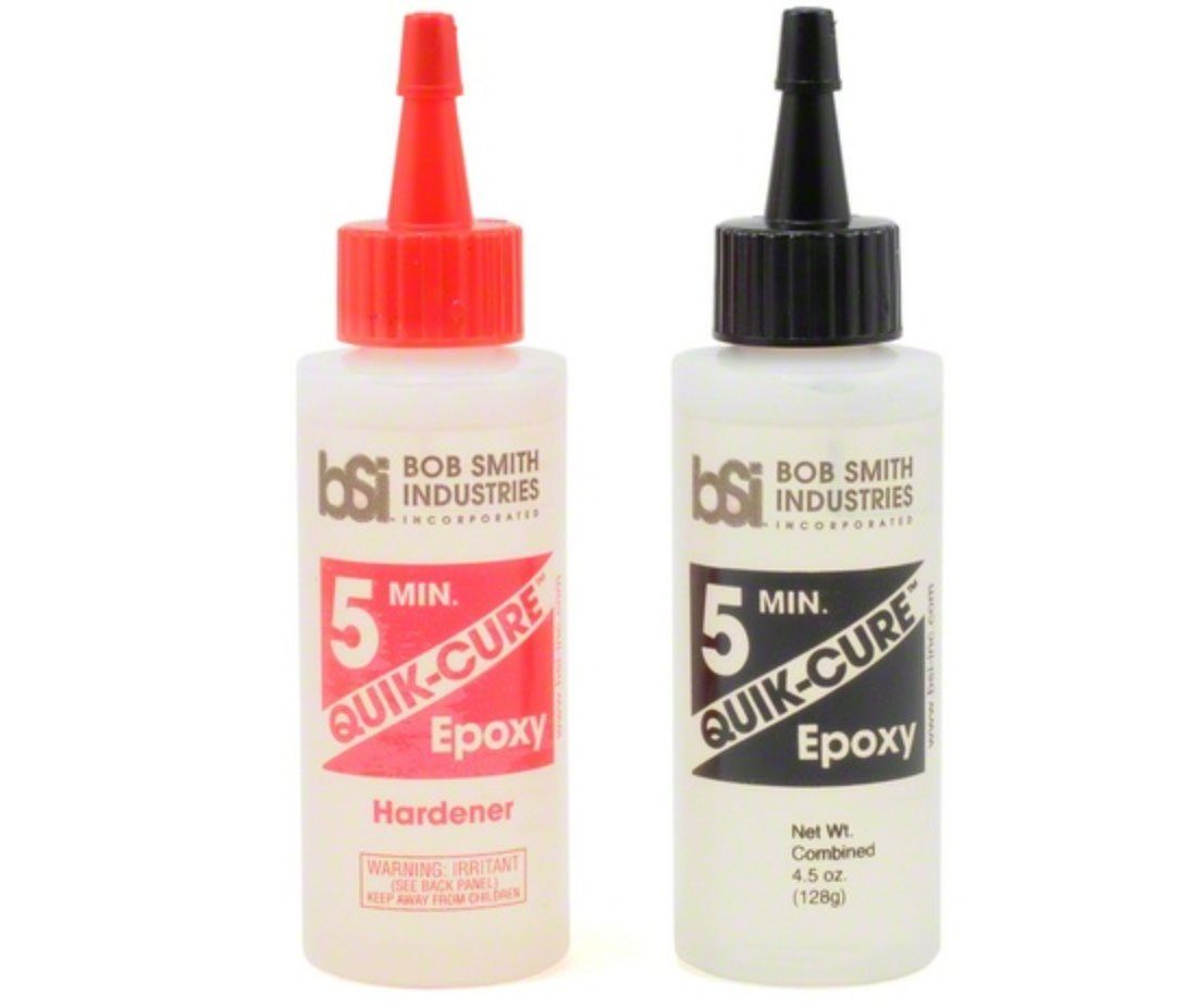 Bob Smith Quik-Cure Epoxy 5 Minute 9oz
