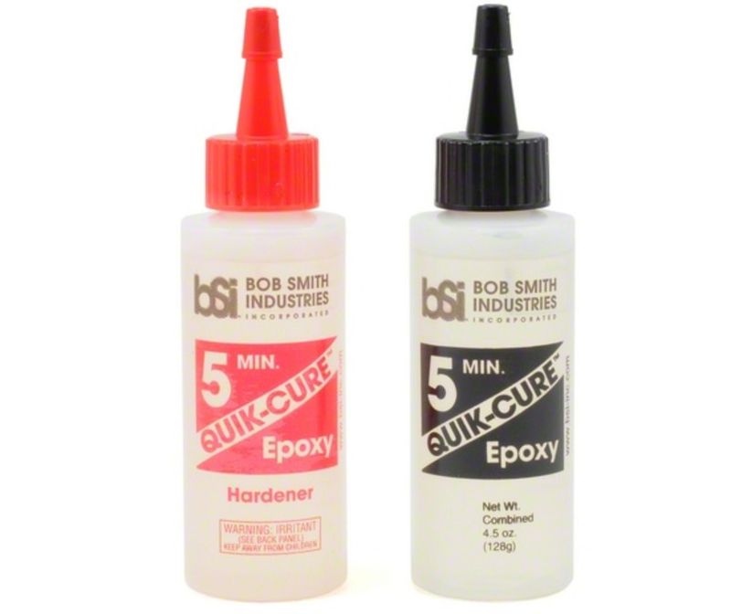 Bob Smith Quik-Cure Epoxy 5 Minute 9oz