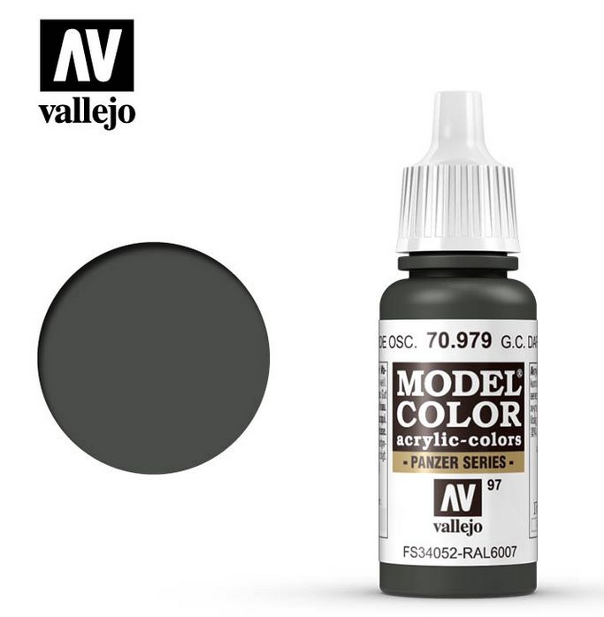 Vallejo Model Color German Cam-Dark Green No 2 17ml