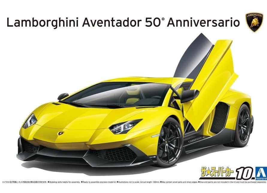 Aoshima 1/24 2013 Lamborghini Aventador (50th Anniversary)