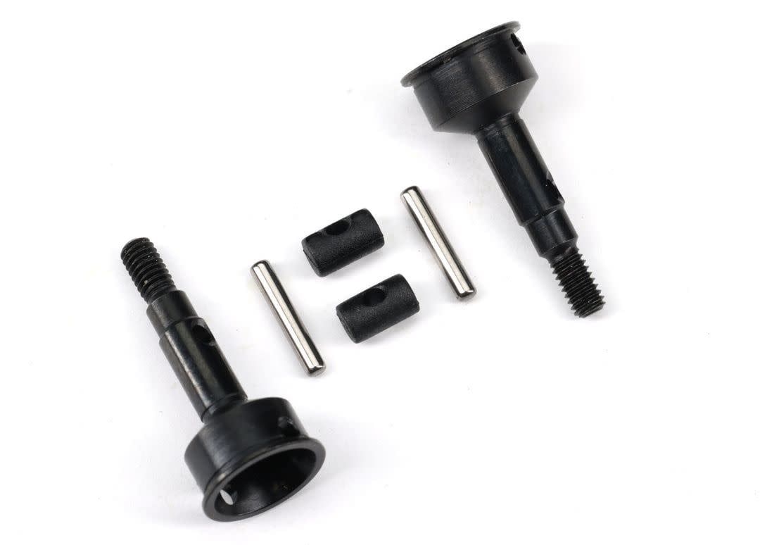 Traxxas Stub axle, front (2)/ cross pins (2)/ drive pins (4)