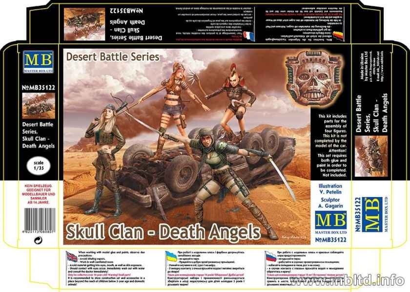Masterbox 1/35 Desert Battle Series, Skull Clan - Death Angels