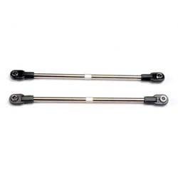 Traxxas Turnbuckles, 106mm (front tie rods) (2) includes installed rod ends and hollow ball connectors).