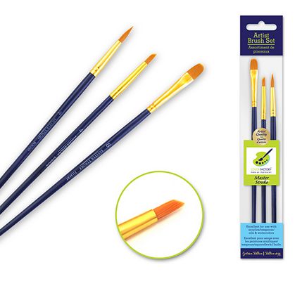 Colorfactory Artist Brush Set V1/GN 3pc