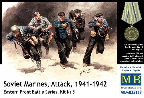 Masterbox 1/35 Soviet Marines Attack Eastern Front 1941-42 (5)