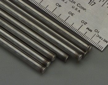 K&amp;S Engineering 3/16x12in Stainless Steel Round Rod