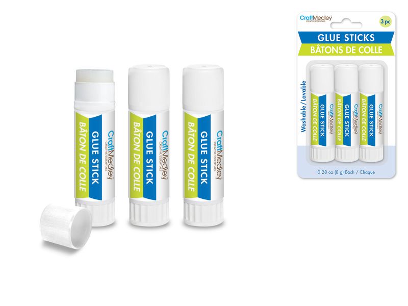 CraftMedley Glue Sticks 3pc