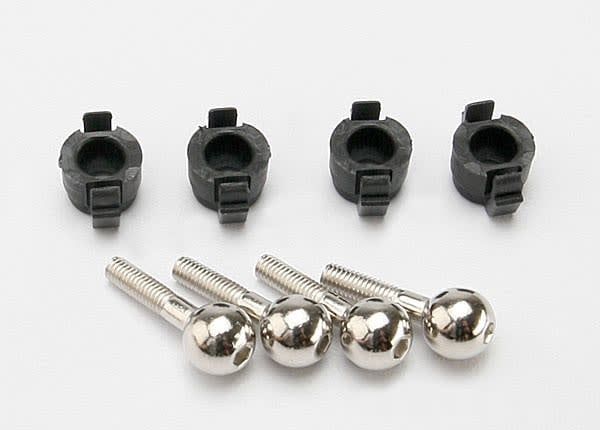 Traxxas Pivot Balls (4) Pivot Ball Caps (4)