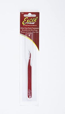 Excel Hobby Blade Red Slant Point Tweezers