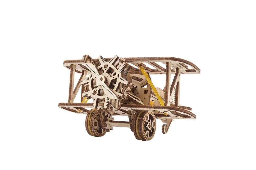 UGears 3D Wooden Puzzle Mini-biplane 84 piece