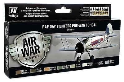 Vallejo RAF &amp; FAA Day Fighters Paint Set