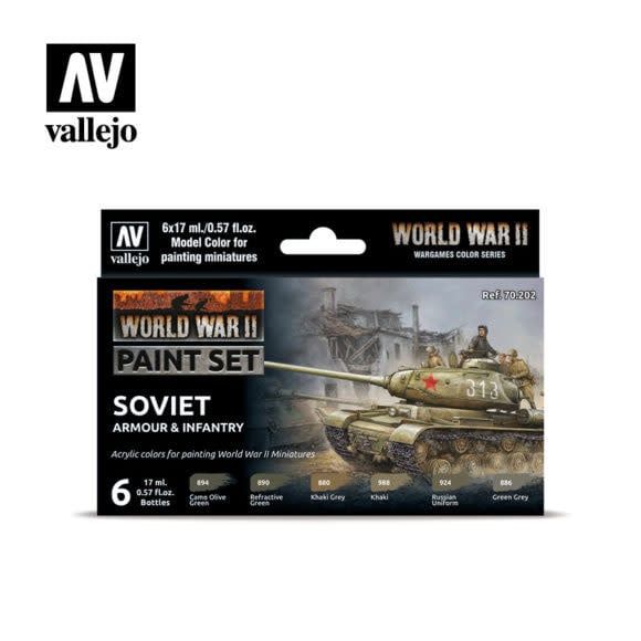 Vallejo Soviet Armour &amp; Infantry Set
