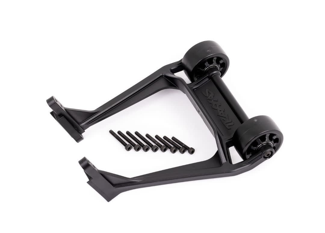 Traxxas Wheelie bar, black (assembled)/ 3x20 CS (8)