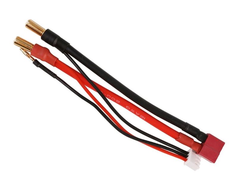 GENS ACE 2S Charge Cable: 5.0mm Bullet To Deans (T-Plug)