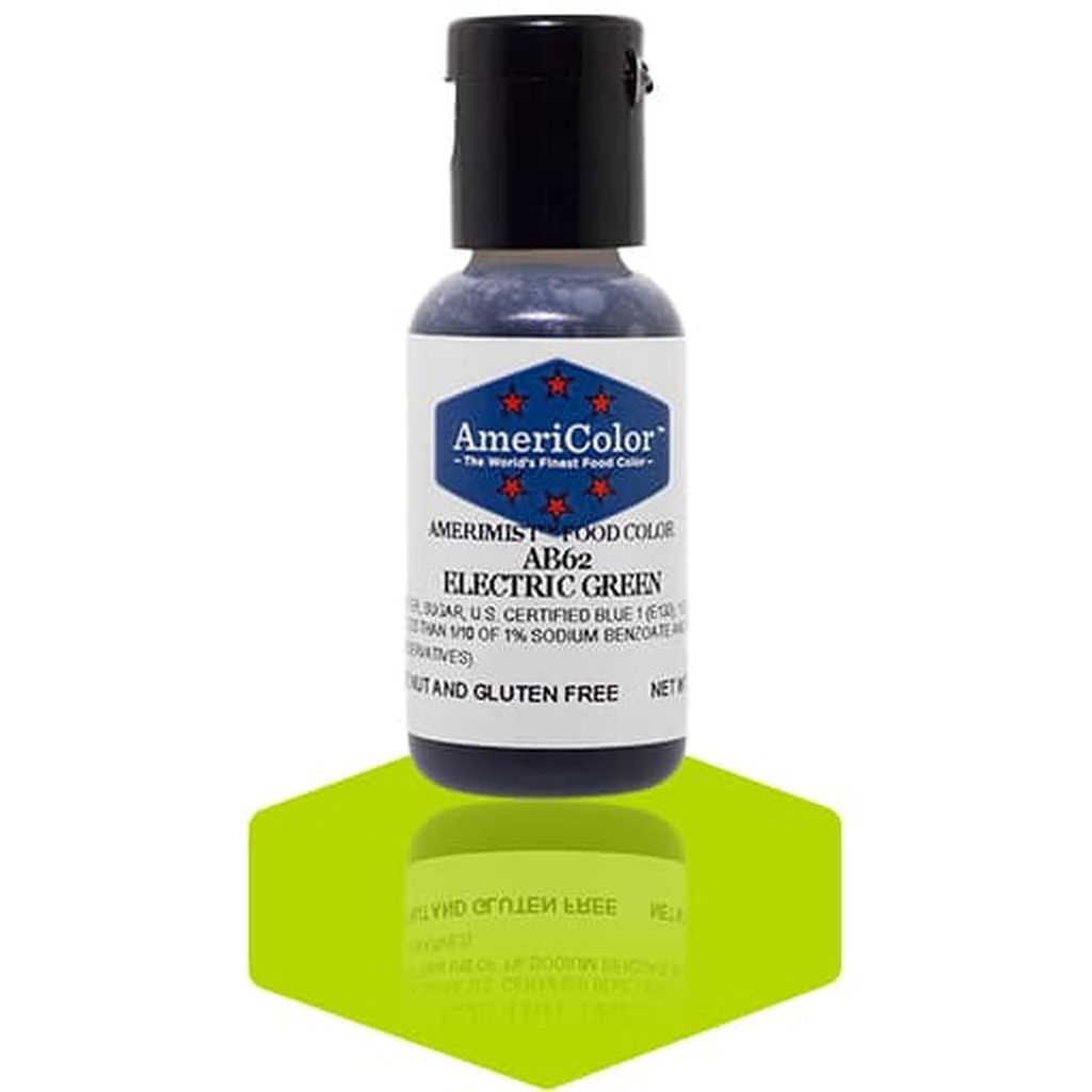 AmeriColor 0.65oz AmeriMist Airbrush Electric Green