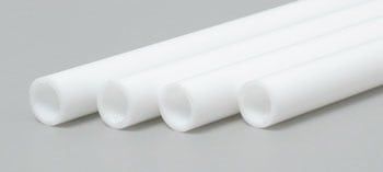 Evergreen Scale Models 7/32in Polystyrene Round Tubing 3pc