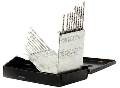 Excel Hobby Blade Drill Set in Metal Case 20pc