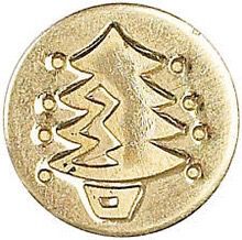 Manscript Christmas Seal Coin