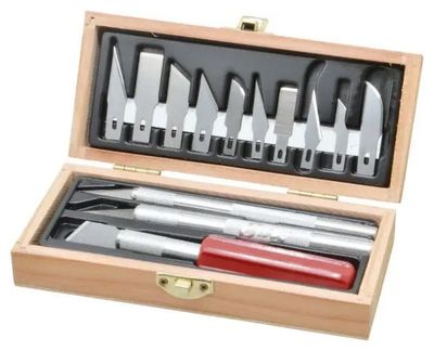 Excel Hobby Blade Hobby knife Set with Wooden Box