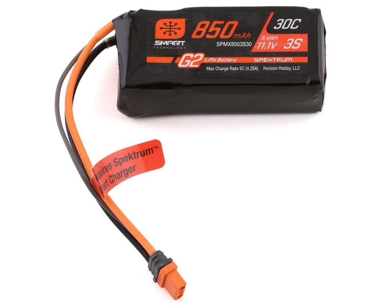 Spektrum battery 11.1V 850mah 30c IC2