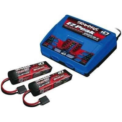 Traxxas EZ-Peak Dual 3S Completer Pack with 2x 5000mAh LiPo