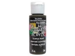 DecoArt Crafter's Acrylic Paint - 2oz RAW UMBER