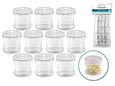 CraftMedley Storage Cups W/Lids