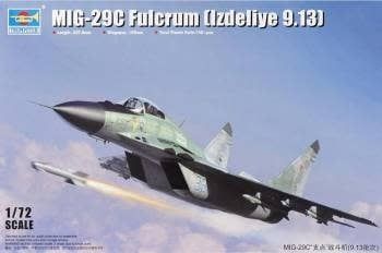 Trumpeter 1/72 MIG-29C Fulcrum 9.13