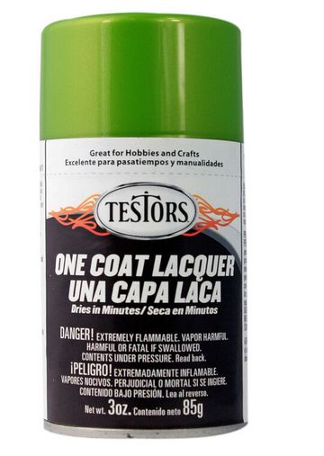 Testors Lacquer Spray Lime Ice 3oz