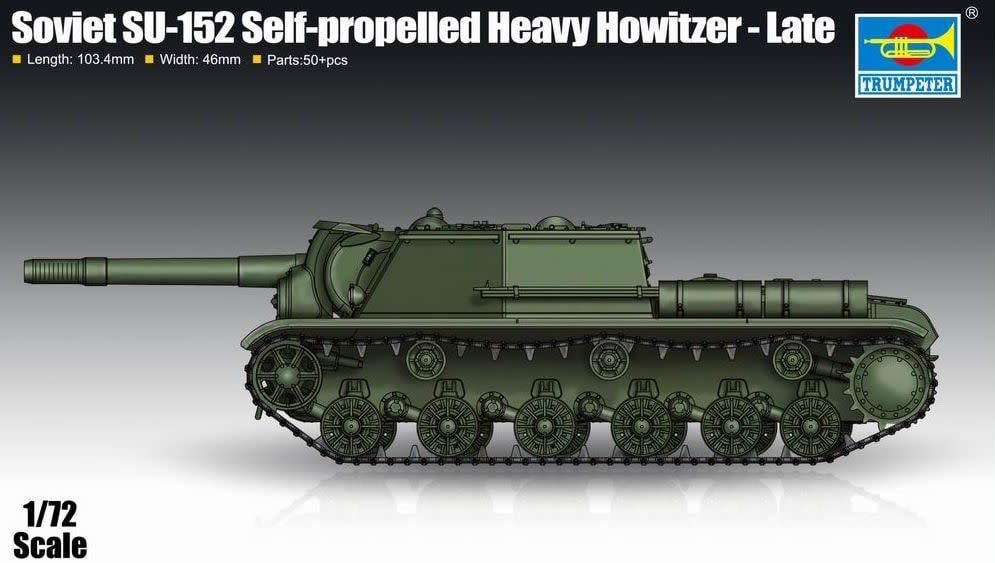 Trumpeter 1/72 Soviet SU-152 Self-propelled Heavy Howitzer