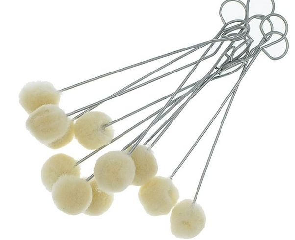 Hawk Importers  1in  Wool  Ball  Dabber