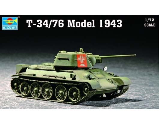 Trumpeter 1/72 Soviet T-34/76 MOD