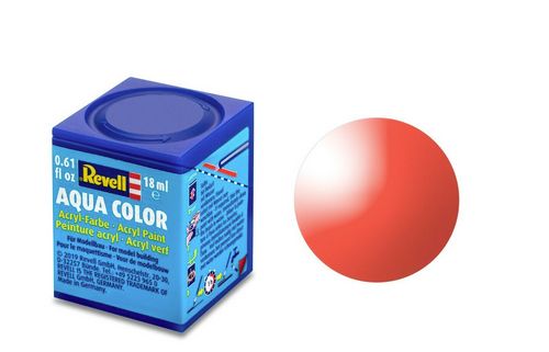 Revell Clear Red Acrylic Bottle 18ml