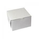 Retail Supplies 8x8x5in White Cake Box