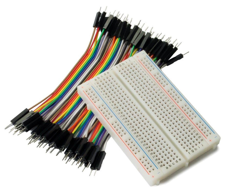 BPS BB400 BreadBoard and 10cm Male to Male ZipWire Kit