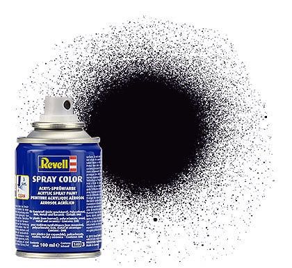 Revell Black Matt Acrylic Spray 100ml